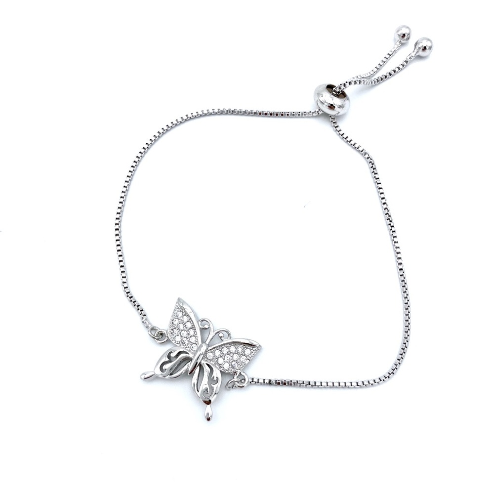 Pull Cord Butterfly Bracelet